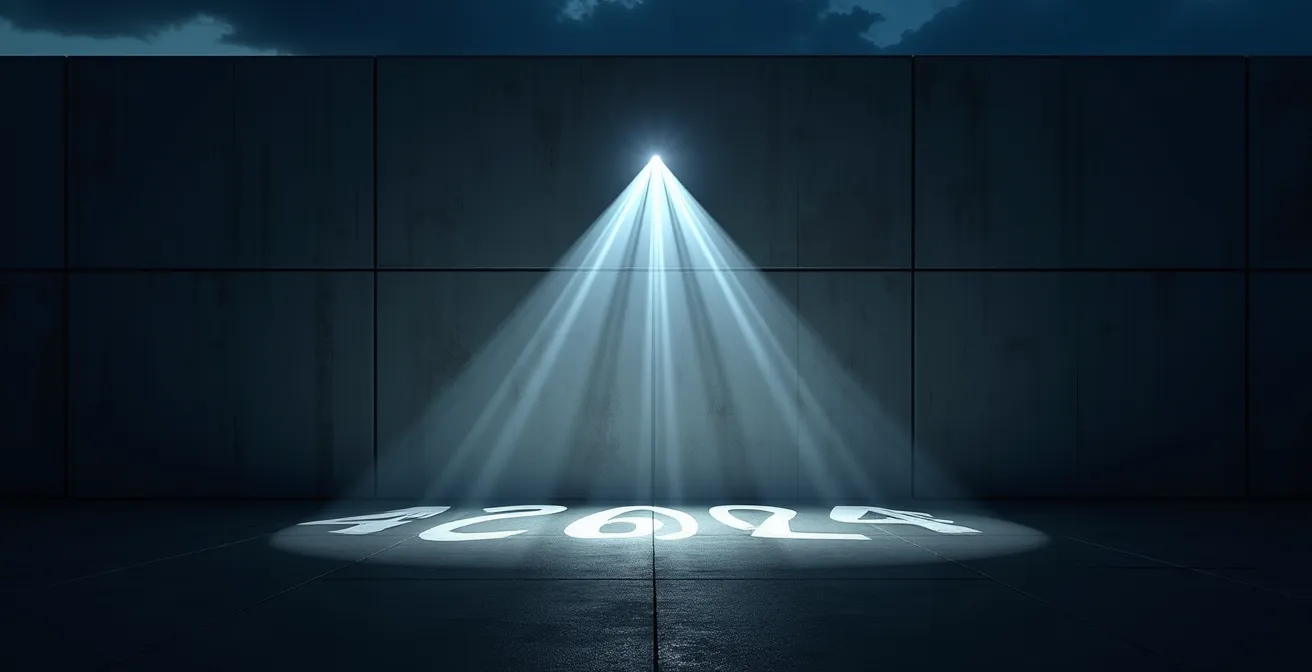 Technische illustratie van koplampafstelling met muurtechniek